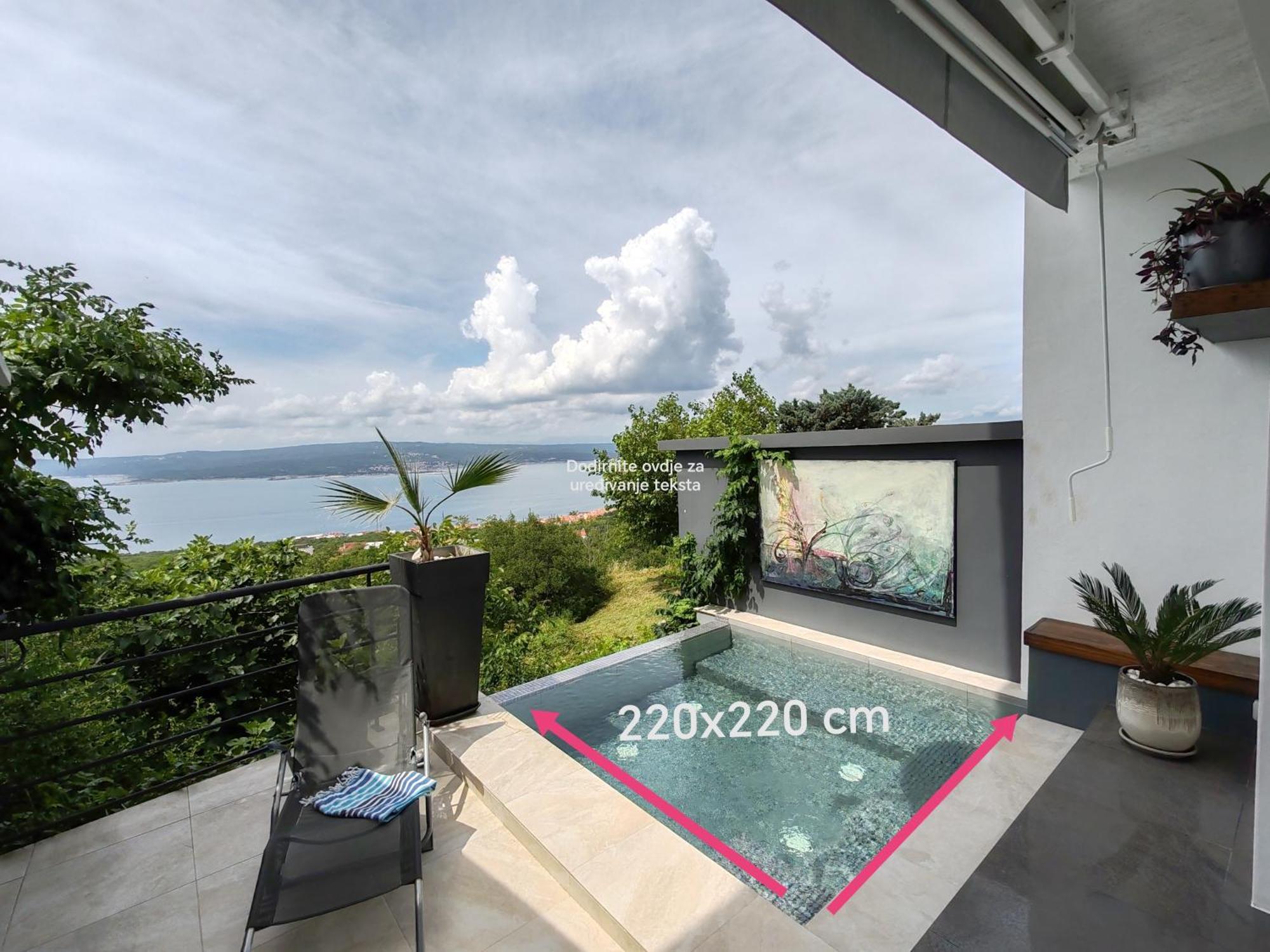 Art Gallery House With A Small Relaxing Pool ツリクヴェニツァ エクステリア 写真